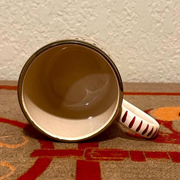 Starbucks 2008 Holiday Deruta Italy Hand Painted 10oz Coffee Mug Gold Detailing - Picture 7 of 7